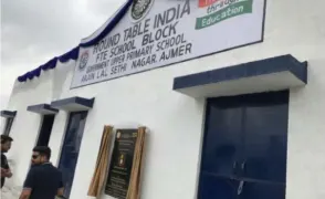 Round Table India Ajmer Govt. Classroom