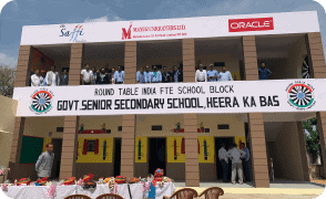 Round Table India Govt.School Jaipur